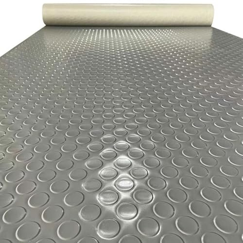 Grand Rouleau de Tapis Sol imperméable for Dessous Roues Voiture (60 cm, 2 m, 3, 4, 5, 6 m)(Grey,1.4x5m/4.6x16.4ft)