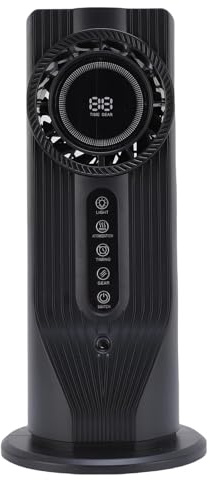 CHICIRIS Humidificador Enfriador de Aire Alimentado por USB, Capacidad de Agua de 100L, Ventilador de Refrigeración para Escritorio, Aire Acondicionado Portátil, Viento Gradual para Espacios Pequeños