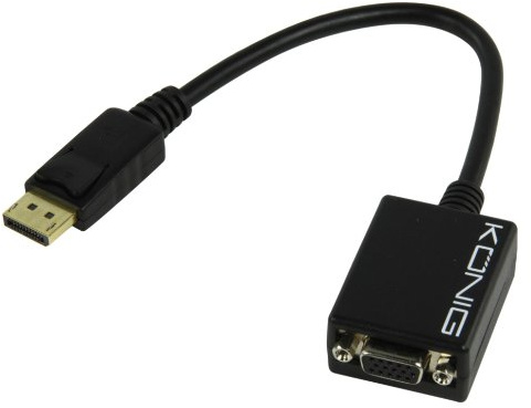König CABLE-573-0.2 Câble Displayport vers VGA Male Femelle
