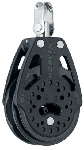 Harken 75mm Carbo Ratchet Block - Einer/Wirbel