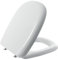 Saniplast 2FSE172702 Sedile WC, Resina Termoindurente, Bianco, 44x35.4x5 cm