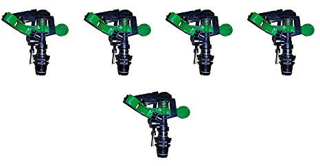Aspersor agrícola 1/2 sectorial plástico Aspersor de impacto agricola de bajo caudal, rosca macho PACK de 5 Unidades