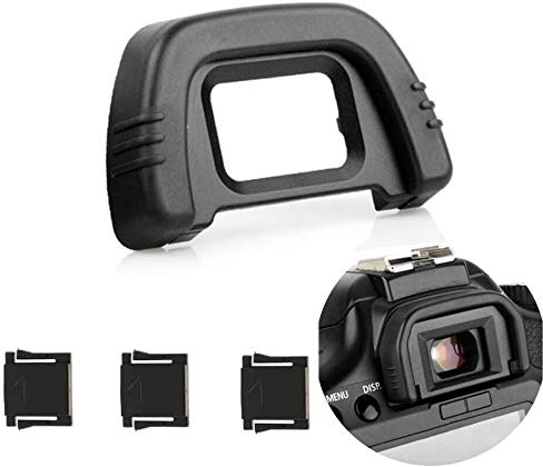 Fotover Augenmuschel Okularmuschel Okular Sucher für Nikon D7000 D750 D610 D600 D300 D200 D100 D90 D80 D70 D70s Kameras Ersetzt Nikon DK-21 Okular mit Blitzschuhabdeckung(3 Stück)
