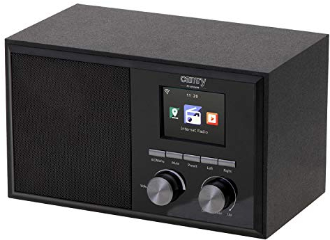 Camry CR 1180 DAB Internetradio Digitalradio Über 20.000 Sender Weltweit Wi-Fi Verbindung AUX Wettervorhersage Doppelalarm Farbdisplay
