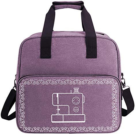 poetryer Bolsa De Máquina De Coser Funda De Transporte Portátil Bolso De Mano 38 X 36 X 29cm para Máquinas De Coser Brother Y Accesorios De Costura