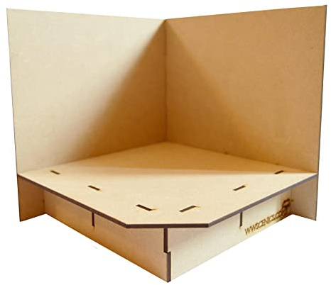 War World Scenics Diorama Board Type 2 Small Square - Model Scenery & Miniatures Display Mount