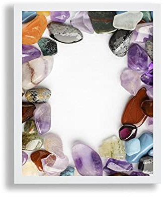 Bilderrahmen Opal X | 33x98 cm | Weiß Glanz | Antireflex Kunstglas | Poster Puzzle Diamond Painting Drucke