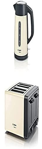 Bosch DesignLine Stainless Steel Cordless Kettle with Toaster