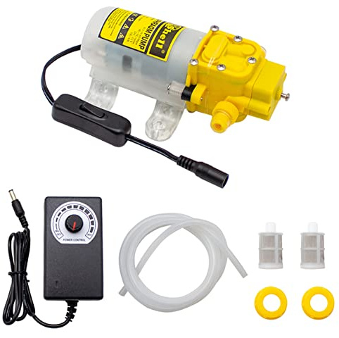 Jieotwice Pompa Elettrica del Vino Autoadescante Aspirazione Pompa Casa Liquido Riempimento Macchina Ascensore 30m 0.6mpa AC 100-240V 60W,3-4L/MIN (Set di Aggiornamento)