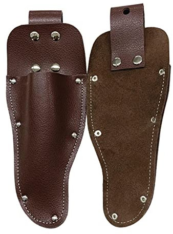 Funda para jardín,Estuche Plegable para podadoras jardín Bolsillo - Bolsa Herramientas portátil para Tijeras podar Herramientas jardinería marrón
