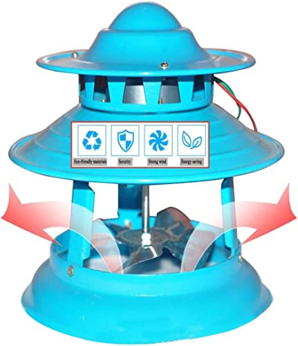 RKNHXAJ Chimney Fan For Round Flue, Electric Chimney Fan Chimney Ventilation Fans Rooftop Inducer Fans Chimney Exhaust Fan For BBQ Hut Fireplace Thermo Stove [Energy Class A++],150 w