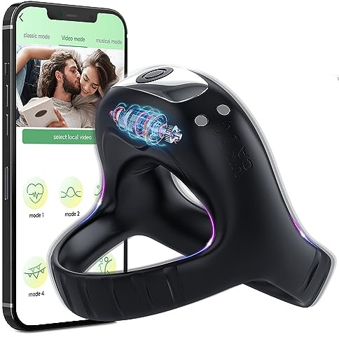 ZWFUN Vibrator für Männer mit 9 Modi APP Steuerung Penisring mit Vibration Cockring für Herren Sexspielzeug für Paare Paarvibrator Penis Vibrator Sex Toy Set für Männer und Frauen spielzeug für Paare