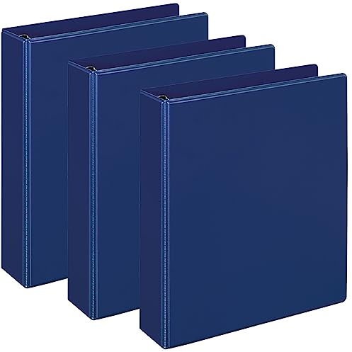 Veloflex Ringbuch Comfort, DIN A5, 4-D-Ring-Mechanik (blau | 3er Pack)