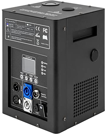 Pyrotechnikmaschinen 600W Bühneneffekt Feuerwerk Maschine DMX/Fernbedienung/LCD Spezialeffekt Feuerwerksmaschine für Partys, Bühnendekorationen, Hochzeiten