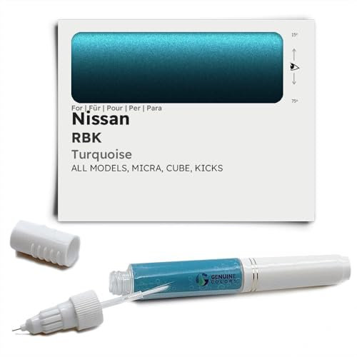 Genuine Colors Lackstift Turquoise RBK für Nissan Blau MICRA Cube Kicks
