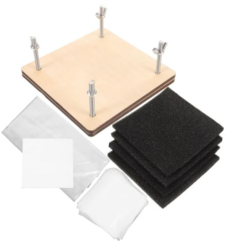 MUSISALY Blumenpressset Aus Holz Set Zum Von Blumen Und Blättern Diy-blumenpresse Mit Schwamm Werkzeuge Für Gepresste Blumen Blattpressen Für Handwerk