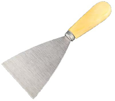 Espátula, 5 piezas Cuchillo con mango de madera Cuchillos de relleno de acero inoxidable Espátula for juntas de yeso Espátula de 1 2 3 4 5 pulgadas, 3 pulgadas