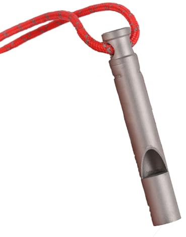 CXNXFD Titan Signalpfeife Pfeife Trillerpfeife mit Schlüsselband,Trillerpfeife Laut für Camping im Freien, Outdoor,Wandern, Jagen, Überleben im Notfal Laute Lautstärke