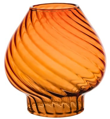 Thous Winds Schirm für Petroleumlampe, Petroleumlampe Schirm aus Hitzebeständigem Glas, Ersatz Lampenschirm für Luminara Mini Öllampe (Onyx Rot)