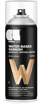 Spray Barniz Al Agua Mate N610 Cosmos Lac 400 Ml
