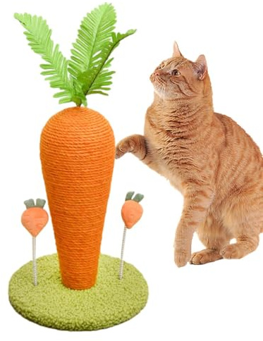 Albero Di Gatto - Sisal | Paletto Da Gratta Di | Messaggi Raschiare Per Gatti | Giocattolo Da Arrampicata E Giocattolo Durevole per Gatti, Gioco Al Coperto, Protezione dei Mobili, Esercizio