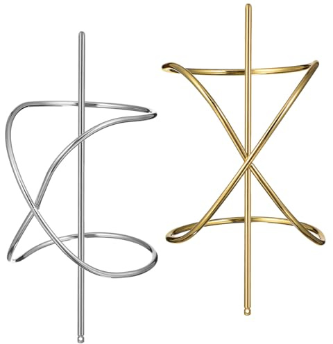 2pcs Alloy Metal Hair Pin Set in Gold and Silver Elegant | Irregular Curved Design, Anti-slip Grip for Secure Hold, Classic Simple Vintage Styling for Bun Looks