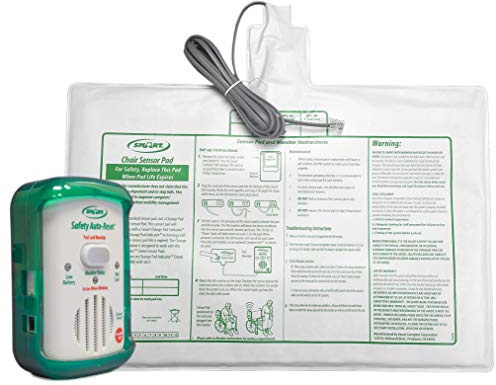 SMART CAREGIVER SC1-SYS Safety Auto-Reset Monitor And 10-Inch by 15-Inch Chair Sensor Pad