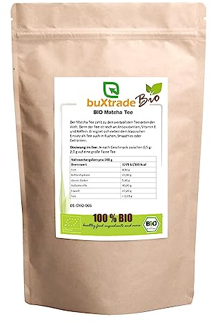 1 kg BIO Matcha Tee in Pulverform - grüner Matcha | Grüntee | Tea | Pur | grün