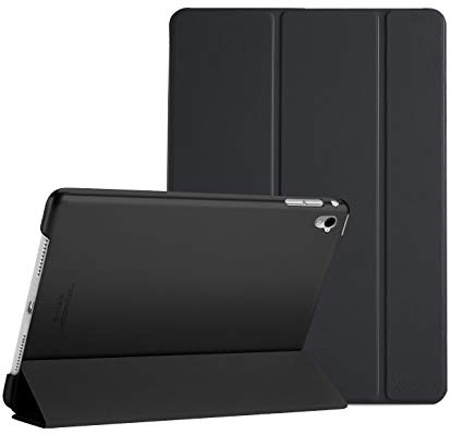 ProCase Hülle für iPad Pro 9,7 Zoll 2016, Schutzhülle Leicht Dünn Hart Smart Case Cover Kompatibel mit 9,7 iPad Pro 9.7 (A1673 A1674 A1675) –Schwarz
