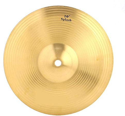 Splash Cymbal, Accesorio de Instrumento Musical para platillos Splash Cymbal de latón Duradero de 1 Pulgadas para batería Platillos De Bateria