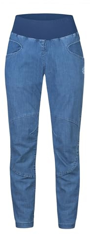 Rafiki Pantaloni da donna Chain, comodi pantaloni da arrampicata e outdoor, per il tempo libero e bouldering, traspiranti, elastici e ad asciugatura rapida, jeans, 44