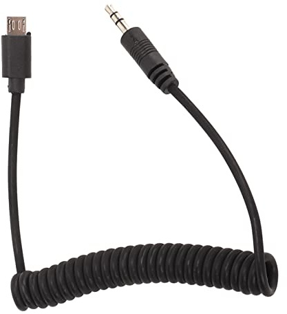 Camera Flash Trigger Cable, Remote Trigger Cable 3.5mm Transmission Stability Easy to Carry for Camera