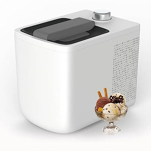 QUTBAG Ice Cream Maker Machine Frozen Yoghurt Sorbet Maker, Detachable Ice-Cream Mixing Paddle, Professional Ingredients Funnel, Makes Ice Cream, Gelato, Sorbet & Frozen Yoghurt