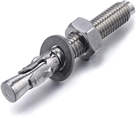 CTRSM Ankerschrauben, Dehnschraubenbolzen, 304 Edelstahl-Reparaturdehnschrauben, Innenzug-Kletternägel, Aufzugsdehnbolzen, Reparaturschrauben, M6(Color:M6*70 [4pcs])