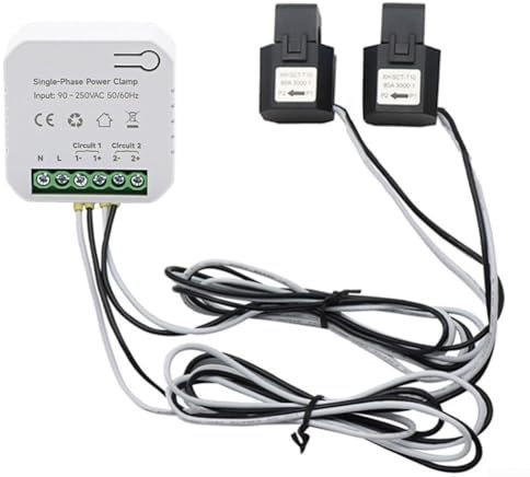 Tuya App Smart Power Meter Messen Sie Strom Spannung jedes Kanals