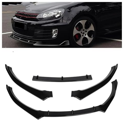 Xwthsch Auto Frontspoiler Für Golf 6 MK6 Für GTI Für GTD 2008 2009-2012 2013 Auto Front Stoßstange Splitter Lip Diffusor Body Kit Spoiler Schutz Front Spoiler Lippe