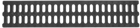 Alipis Sewer Drain Grate Outdoor Trench Drain Grate 19.69 X 3.82 X 0.79 in Plastic Channel for Wastewater Drainage Debris Control Easy Installation and Cleaning