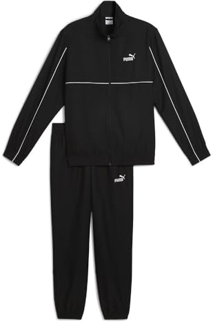 PUMA Unisex Woven Tracksuit Gewebte Anzüge, Puma Schwarz, L EU
