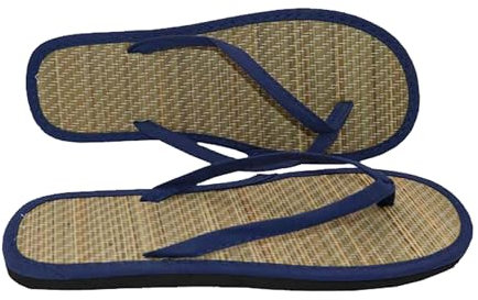 Generisch Damen Flip-Flops Flat Indoor Outdoor Sommer Strand Slip auf Sandalen Hausschuhe Zehentrenner Pantoletten Bast Schuhe Badelatschen für Strand Schwimmbad