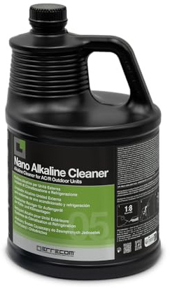 Errecom Nano Alkaline Cleaner, Nettoyant Alcalin pour Unité Extérieure des Systèmes de Climatisation et Réfrigération, Formule Concentrée, 5 L