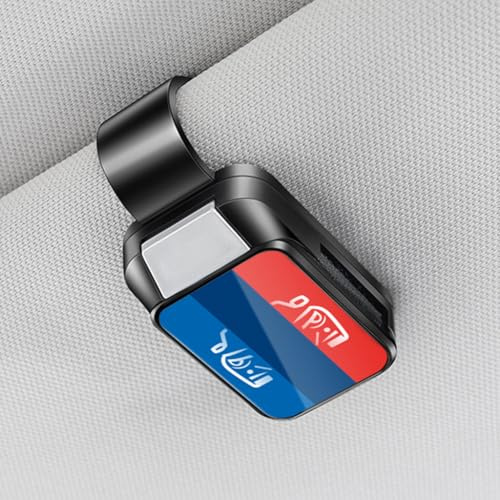 StoreBao Sonnenbrillenhalter für BMW Auto Visier - Sonnenblenden-Clip Universelle Halterung für Brillen, Passend für Alle Modelle (Schwarz)