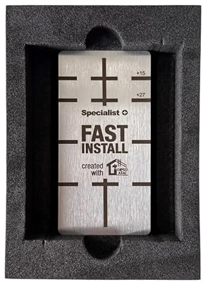 SPECIALIST+ FAST INSTALL Trockenbau-Magnet 5 cm | Magnetisches Werkzeug für 47–50 mm CD-Profile | Starke 10 kg Haltekraft | Schnelle & präzise Montagehilfe