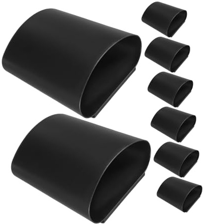Mobestech 8 Piezas Cesta de Almacenamiento portalápices Colgante portavasos Colgantes portavasos con Ruedas Accesorios de carritos de públicos Accesorios de Carro el plastico Negro