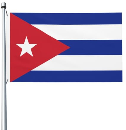 Bandiera di Cuba 3x5FT Bandiera decorativa per esterni
