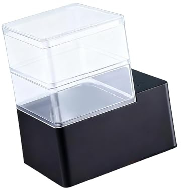 KiBcsLic Automatic Fish Food Dispenser for Aquariums with Timer, Stable, Leak, Lightweight, Easy Installation, 240 ml
