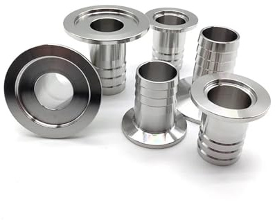 1pc KF50 Vacuum Clamp Hose OD 50mm 304 Stainless Steel Flange Pipe Fitting