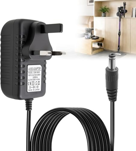 26V Vacuum Charger for Tineco A10 A11 Vytronix NIBC22 Cordless Cleaner 1PC | Fireproof housing, multi-protection IC chip, 5.5\*2.1mm plug, compatible with multiple cordless vacuum models