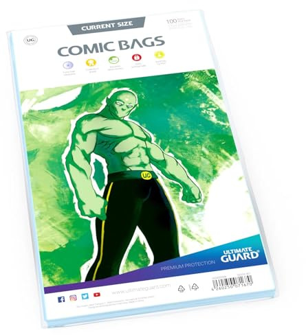 Ultimate Guard Comic Bags UGD020008 Samlingsalbum, Genomsynlig, 100 stycken