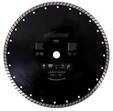 Evolution Power Tools - Hoja de diamante, 355 mm