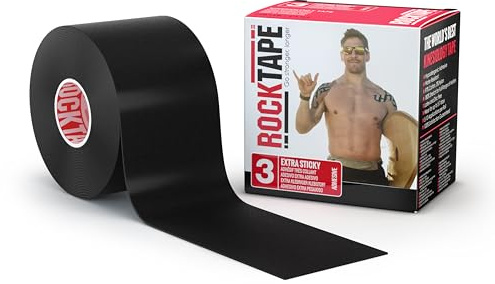 RockTape H2O Black Kinesiology Tape (5cm x 5m) - AW26